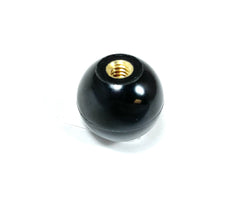 Gold Medal - 102050 - BALL KNOB,BLACK PHENOLIC 1IN DIA,1/4-20 THREAD