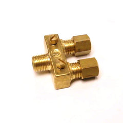 Imperial - 1003 : Dual Pilot Valve - 3/16 CC X 1/8 MPT (BRASS)